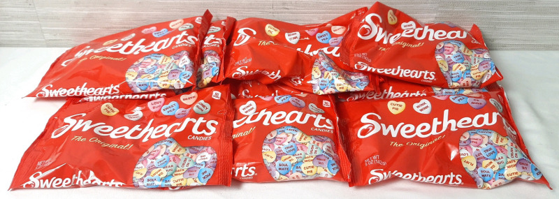 9 Bags of Sweethearts Candies (142g each, Best Before October 28th 2027)