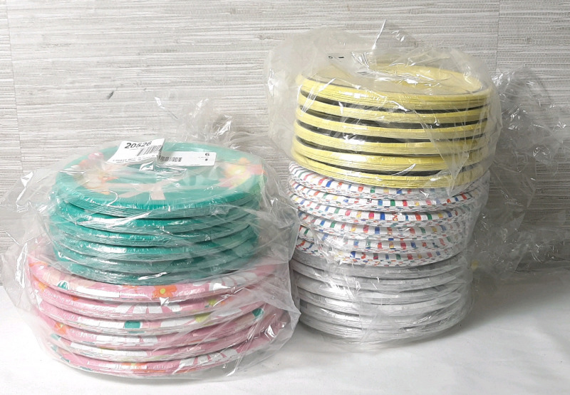 5 Bags of 7" and 9" Paper Plates