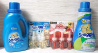 New Snuggle Blue Sparkle Fabric Conditioners, Scented Oils & DG Home Apple Cinnamon Scented Oils