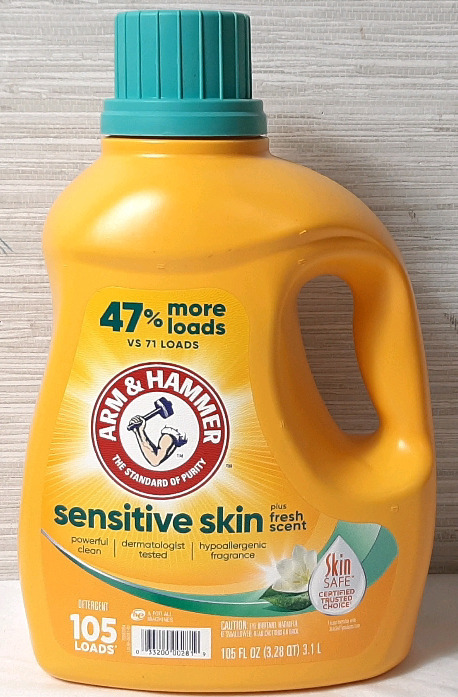 New Arm & Hammer Sensitive Skin Laundry Degertent (3.1L)
