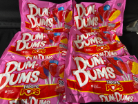 6 New Bags Dum-Dums Classroom Exchange Heartpops | Approx 25 count per bag