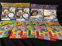 10 New Disney Junior Mickey Magic Ink Pictures & Stickers with Magic Grow Capsules