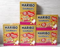 5 New Boxes of Haribo Goldbear Valentine Exchange Gummi Candies (287.5g Each, Best Before November 2025)