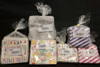 36 New Assorted Themed Napkin Packets | 16 CT. Per Packet | Tallest Measures- 12.75" X 12.75"