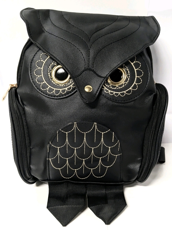 Absolutely Fantastic New PU Leather Owl Backpack - See Photos For Dimensions