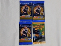2024-25 Panini NBAhoops Trading Card Sealed Wax Packs , 3 Packs & 2023-24 Panini Haunted Hoops NBA Basketball Sealed Wax Pack