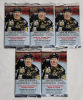 2024-25 Upper Deck Series 2 NHL Hockey Trading Card Sealed Wax Packs . Five (5) Packs