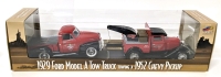 2007 Liberty Classics 1:24 Scale 1929 FORD Model A Tow Truck Towing 1952 CHEVY Pickup Truck Limited Edition of 16,000 Die Cast Metal Collector Bank