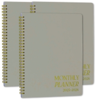 3 New ZICOTO 2025 / 2026 Spiral-Bound Monthly Planners / To Do List Notebook That Easily Organizes Your Tasks to Boost Productivity - Runs From January 2025 Until December 2026 | $105 Retail Value!