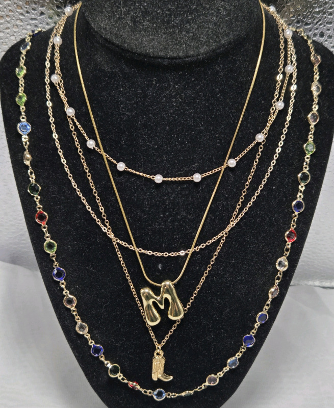 3 New | Lovely Mixed Necklaces Lot | Full of Color and Great Fashion Pieces!