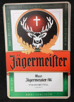New Jagermeister Metal Sign (12"&times;8")