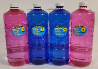 4 New Bubble Solution Refill . Four (4) 2.37L Bottles