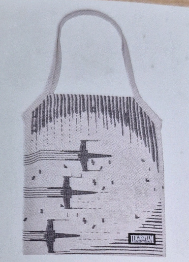 STARWARS Sand Cloud Fighters Cloth Tote Bag - 14 by 17"