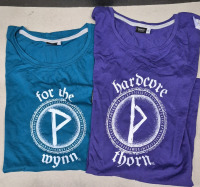 2 New Sx XXL Women's Graphic T-Shirts by Premium Women