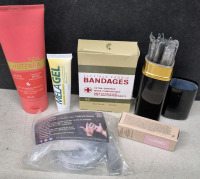 New Beauty & Healthcare Lot - Hand Lotion, Bandages, Topical Gel ++