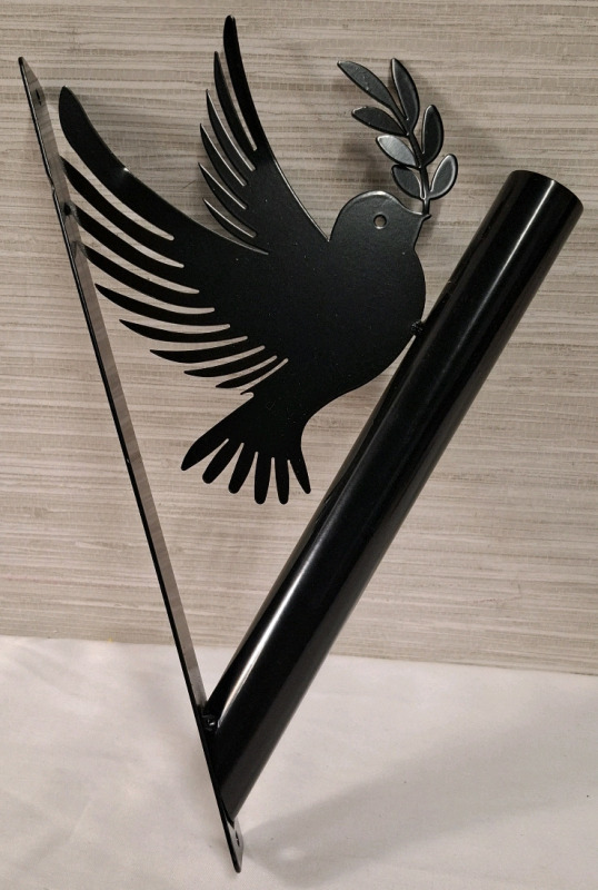 New Metal Bird Themed Flagpole | Height- 11"