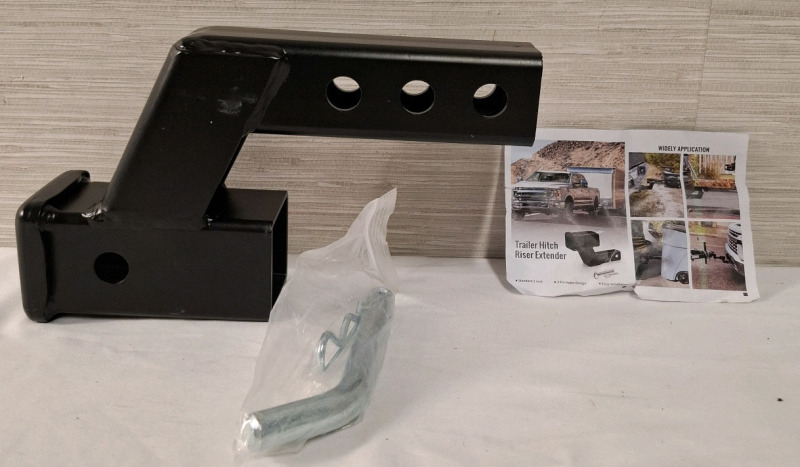 As New | Trailer Hitch Riser Extender | 2" Standard with 3 Pin Holes Design