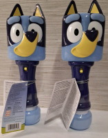 2 New Bluey Bubble Blowers | 65ML with Height - 10.2" each
