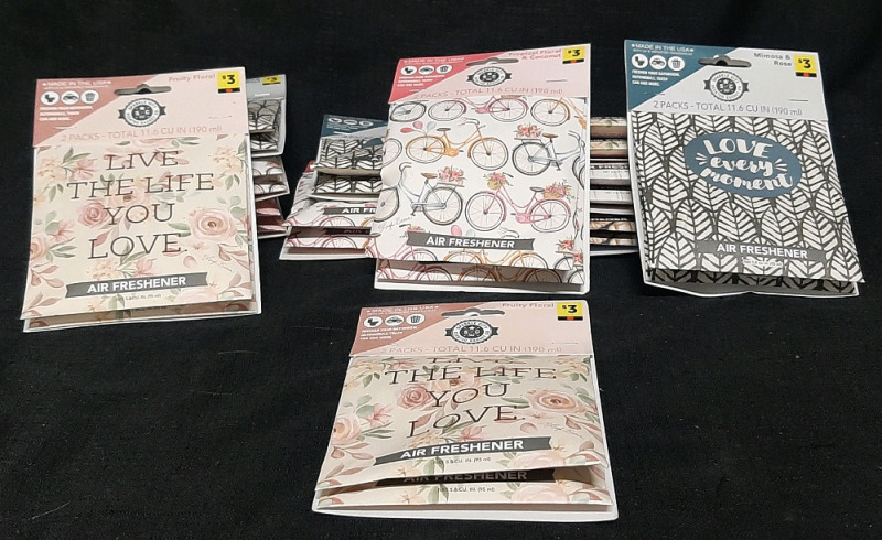 13 New Sparkle City Scented Satchet Packs