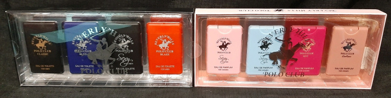 News Beverly Hills Polo Club Perfume Sets for Men & For Women (Each Fragrance Contains 20ml Each)