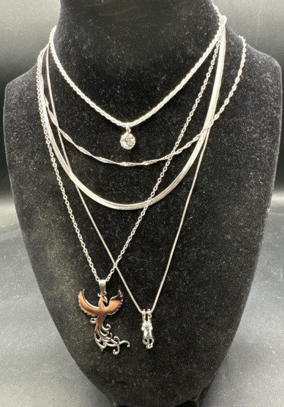 5 New lots of Stainless Steel Chain Assorted|