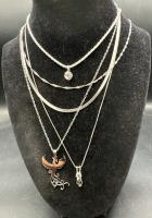 5 New lots of Stainless Steel Chain Assorted|