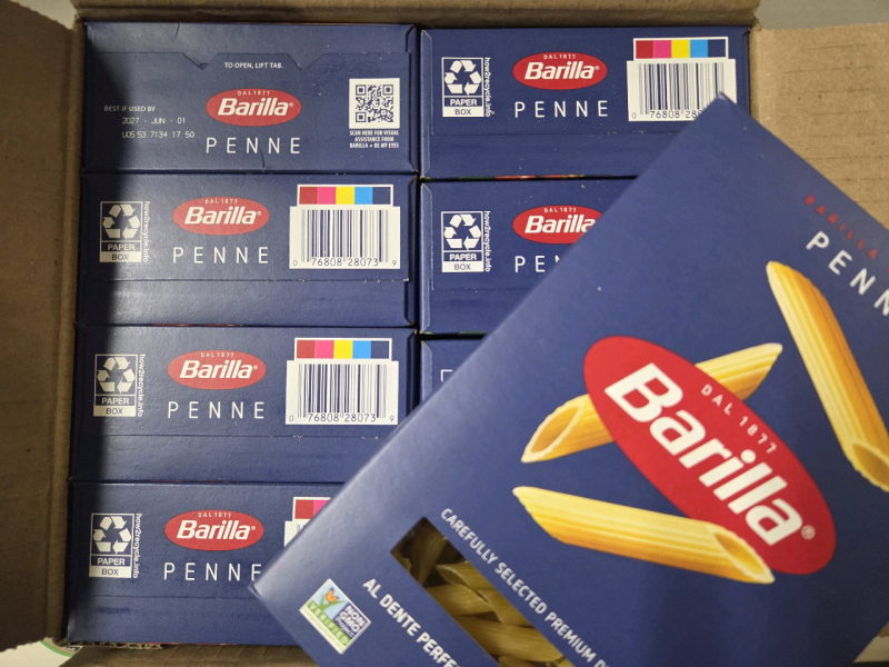 8 New 454g Boxes | Barilla Classic Penne | BB: June/01/2027
