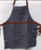 3 New | Fourmy Grey Unisex Convertible One Size Fits Most Apron | Converts From Full To Waist Apron | Straps Measures 40" Long | 4 Large Front Pockets - 2
