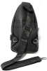 New Black PU Leather Sling Purse / Backpack / Purse - 7" &times; 2" &times; 12.5" Tall - 2