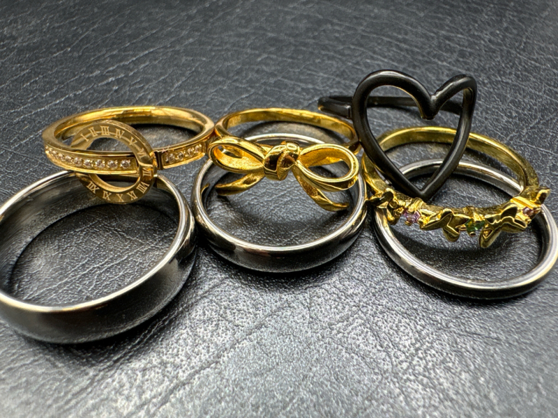 7 New Finger Rings Assorted | Ring size 6-7