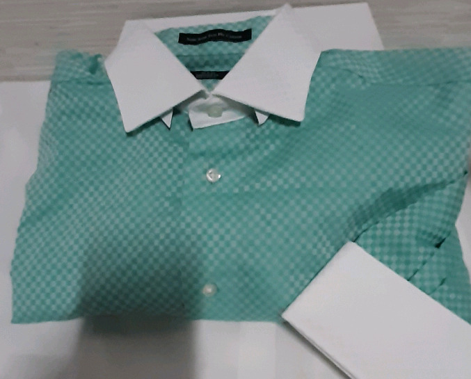 New with Tags Paul Frederick Men's Shirt 15 x 32
