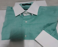 New with Tags Paul Frederick Men's Shirt 15 x 32