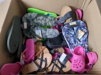 10+ New Assorted Sizes/Genders Sandals & Flip Flop Bundle