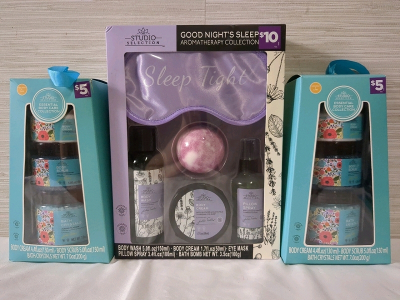 New Studio Selection Good Night's Sleep Aromatherapy Collection & Essential Body Care Collection (x2)