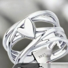 925 Sterling Silver 5 Band Ring Focal Heart Stamped Size 9