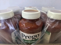 6 New Bottles | PREGO Italian Sauce: Mushroom | 2lbs. 6oz. Ea. | BB: NOV/19/2025