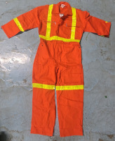 New | Size 50 3M Scotchlite Reflective Material Full Zip Up Bodysuit W/ Front Pockets