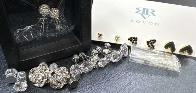 12 New Pairs of Ladies Earrings