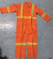 New | Size 50 Nomad Pro Reflective Material Workwear Full Zip Up Bodysuit W/ Front Pockets
