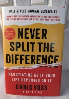 New Hardcover Copy of Never Split the Difference