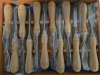 New | 12 Pcs Mastercraft Chisel Set W/ Wooden Carry Case - 2