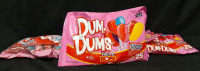 6 New Dum Dums Heart Pops & Pink, Blues & Reds Suckers (249g & 221g Respectively, Best Before September 23rd 2027 & October 8th 2027)
