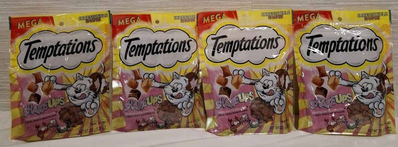 5 New Temptations Cat Treats | Net WT 150g each | BB 05/2026