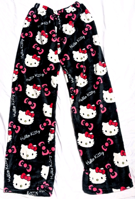 New Size XL (Asian) Women's HELLO KITTY Super Soft & Fuzzy Sleep / Casual Pants
