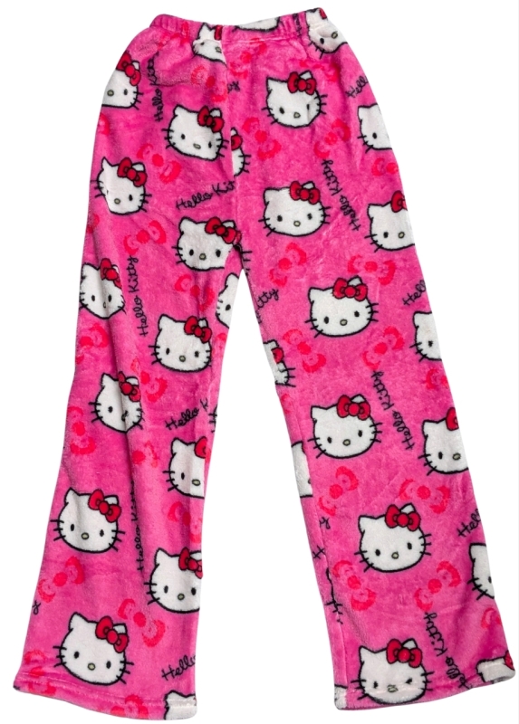 New Size XL (Asian) Women's HELLO KITTY Super Soft & Fuzzy Sleep / Casual Pants