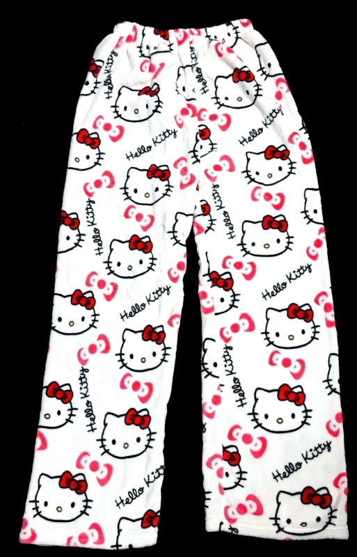 New Size XL (Asian) Women's HELLO KITTY Super Soft & Fuzzy Sleep / Casual Pants