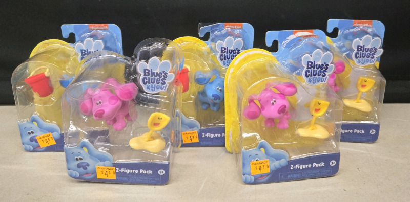 5 New | Blues Clues 2-Figure Packs