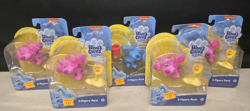 5 New | Blues Clues 2-Figure Packs