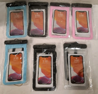 7 New PVC Waterproof Phone Bags | Measurements- 8.8" X 4.1"