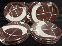12 New Sets Of Party Plates| 8Ct each Set | 8.625 inches each
